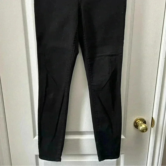 GAP True Skinny Jeans  High Waisted Stretch Black Denim Size 26 - Picture 9 of 16